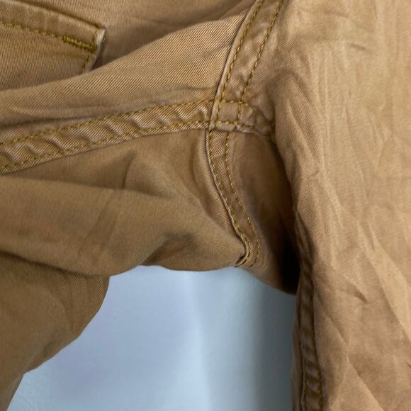 Levi's Marine Patch Desert Boots Neutral Tan Lightweight Shorts Men's Size 34 - Picture 6 of 9
